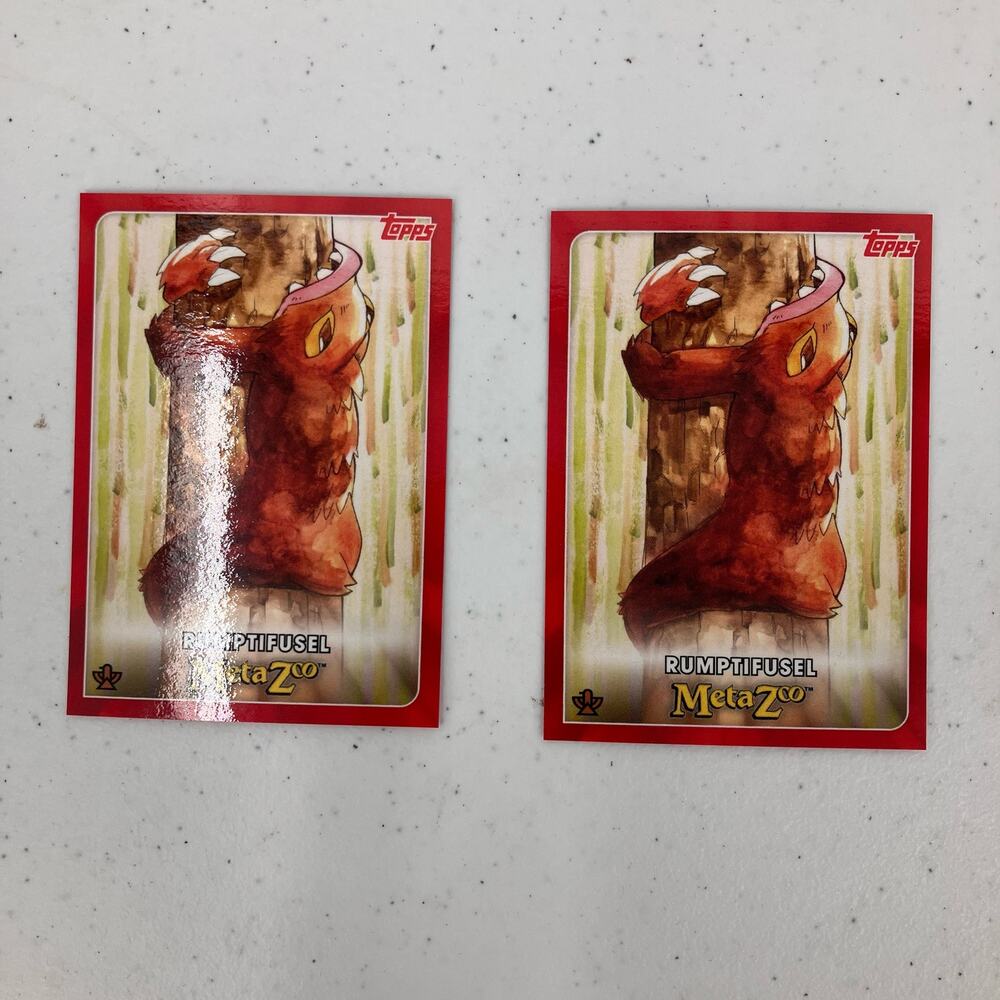 Topps MetaZoo Cryptid Nation Bronze Set Of 2 Rumptifusel 52 Trading Game Cards